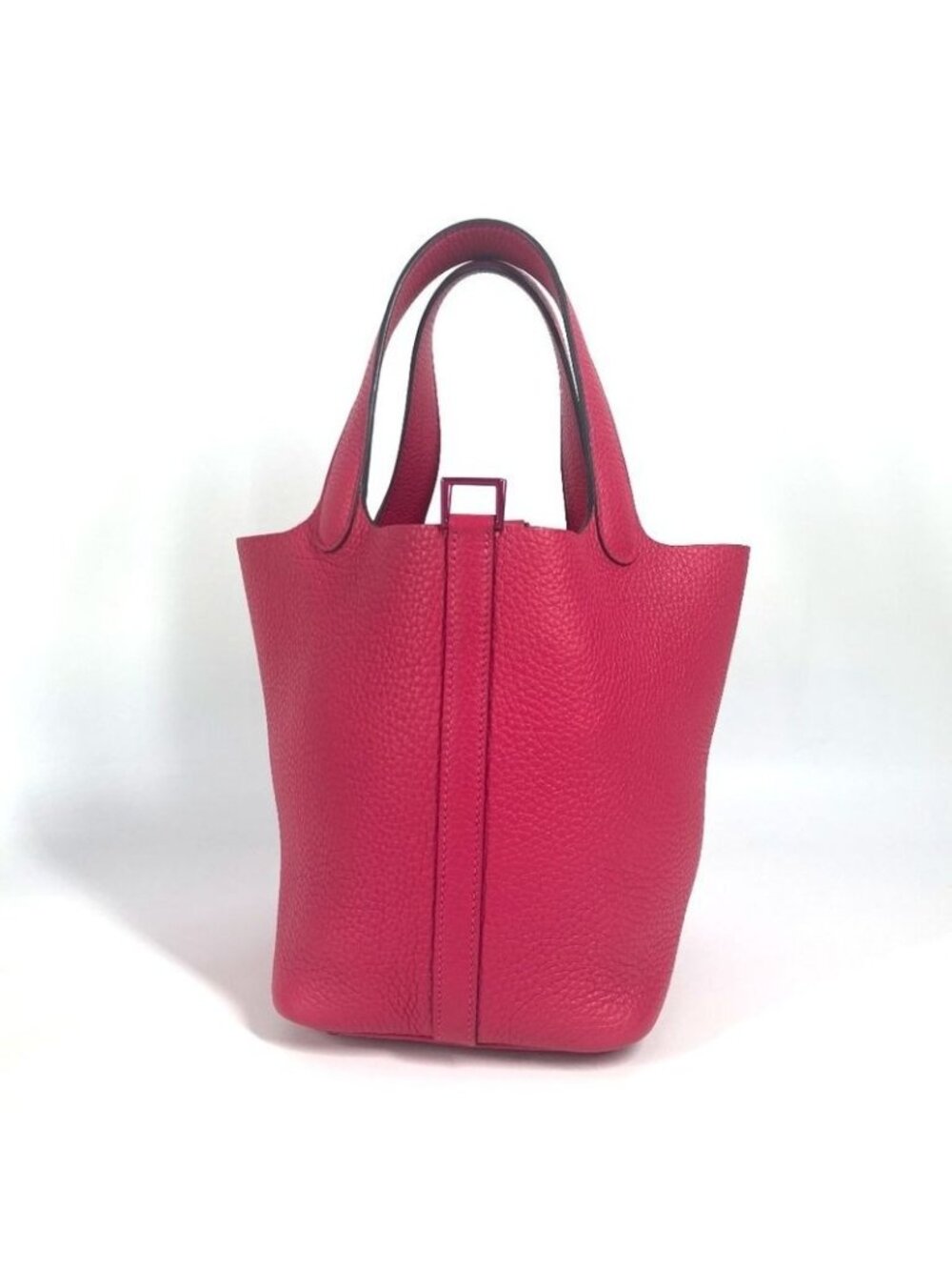 Hermes Handbag Picotin Lock PM 18 Taurillon Clemence Rose